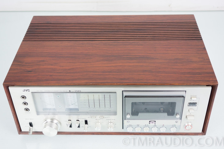 JVC KD-85 Vintage Stereo Cassette Deck with Wood Case