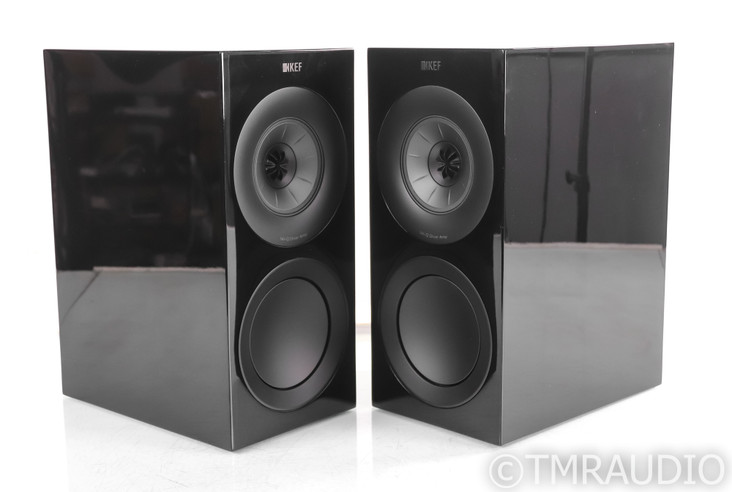 KEF R3 Bookshelf Speakers; Gloss Black Pair; R-3 (SOLD2)