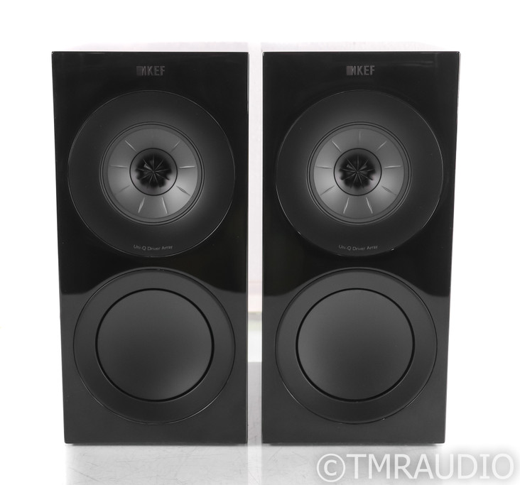 KEF R3 Bookshelf Speakers; Gloss Black Pair; R-3 (SOLD2)