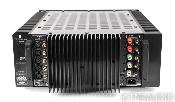 Parasound Halo A 51 5-Channel Power Amplifier; Black; A51