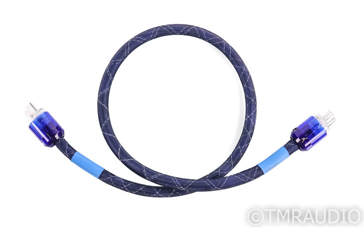 Cerious Technologies Graphene Extreme High Current Power Cable; 4ft AC Cord; Blue (SOLD)