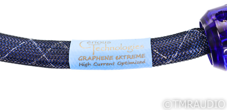 Cerious Technologies Graphene Extreme High Current Power Cable; 4ft AC Cord; Blue (SOLD)