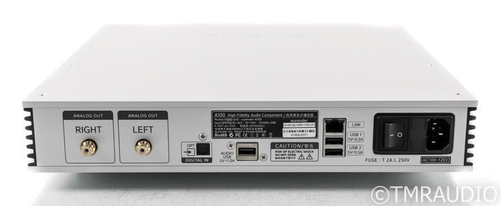 Aurender A100 Network Server; Silver; Remote; 2TB