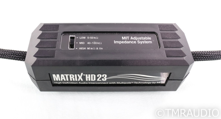 MIT Matrix HD 23 RCA Cables; 1m Pair Interconnects (SOLD)