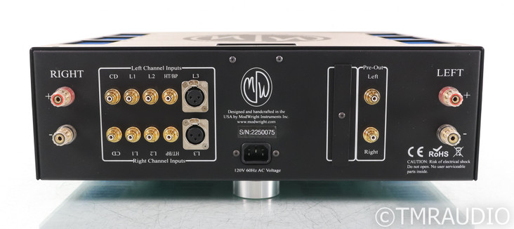 ModWright KWH-225i Stereo Tube Hybrid Integrated Amplifier; Black; Remote