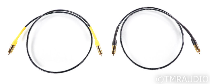 Analysis Plus Copper Oval-In Micro RCA Cables; 1m Pair Interconnects (Unused)