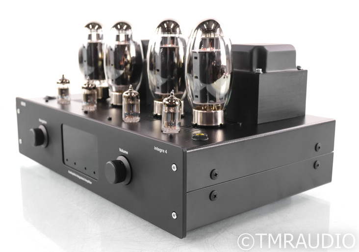 Lab12 integre4 Stereo Integrated Tube Amplifier; Matte Black (Open Box)