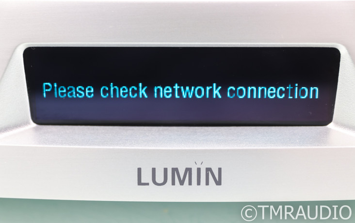 Lumin A1 Network Streamer w/ Kenneth Lau Power Supply; Silver; A-1