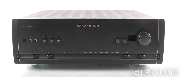 Parasound HINT 6 2.1 Channel Integrated Amplifier; Black; Remote; MM/MC Phono