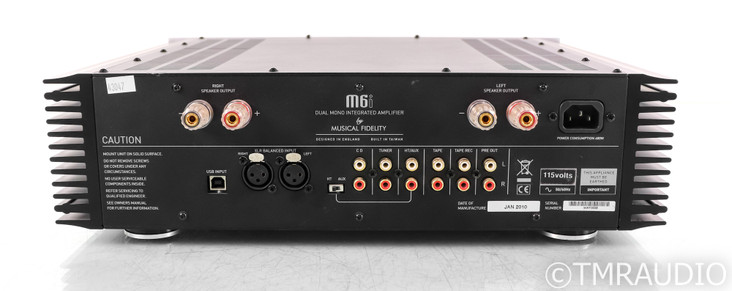 Musical Fidelity M6i Stereo Integrated Amplifier; M6-i; Remote; Silver