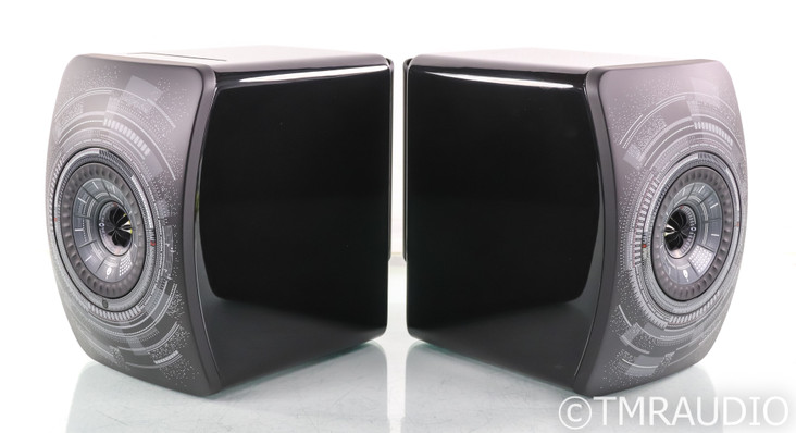 KEF LS50W Nocturne Edition Wireless Bookshelf Speakers; Black Pair; LS-50W