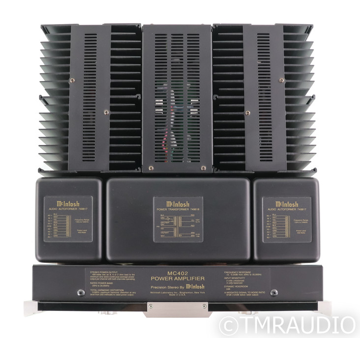 McIntosh MC402 Stereo Power Amplifier; MC-402; TUC Signature Edition Upgrade