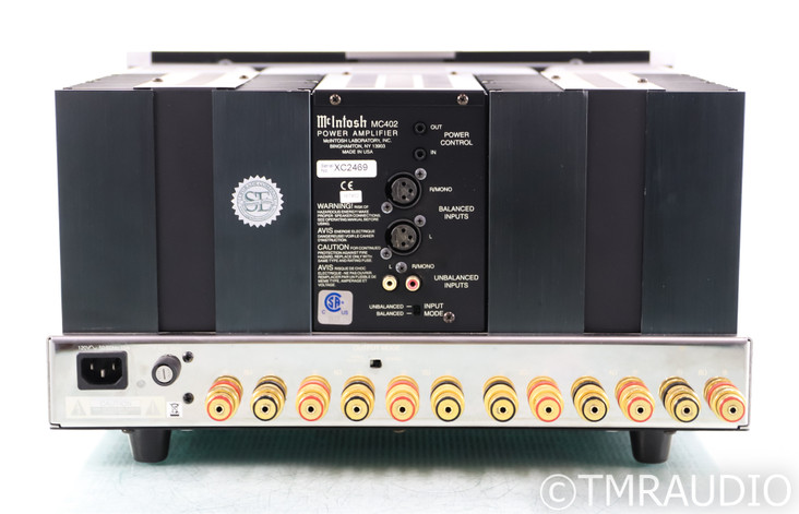 McIntosh MC402 Stereo Power Amplifier; MC-402; TUC Signature Edition Upgrade