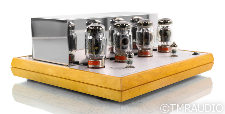Music Reference RM-200 Stereo Tube Power Amplifier; Wood; Mk1; RM200