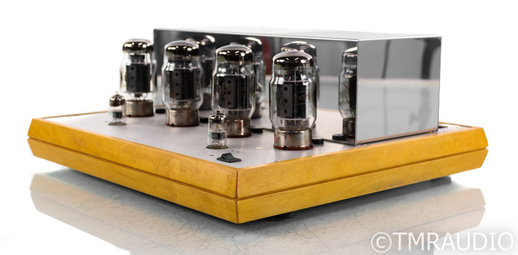 Music Reference RM-200 Stereo Tube Power Amplifier; Wood; Mk1; RM200