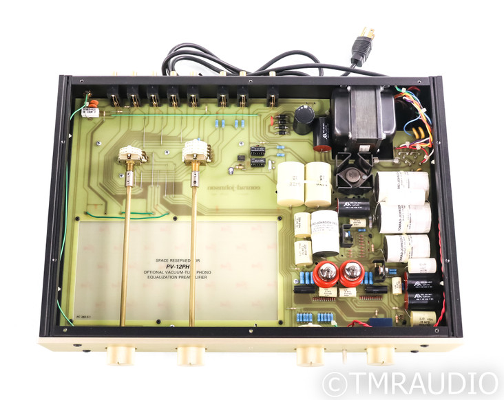Conrad Johnson PV-12 Stereo Tube Preamplifier; PV12AL; Gold (SOLD)