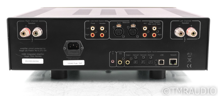 Hegel H360 Stereo Integrated Amplifier; H-360; Black; Remote