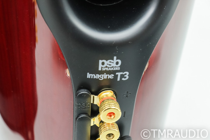 PSB Imagine T3 Floorstanding Speakers; Gloss Cherry Pair; T-3