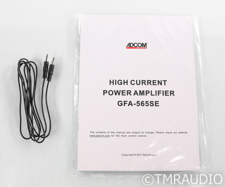 Adcom GFA-565SE Stereo Power Amplfier; GFA565 SE