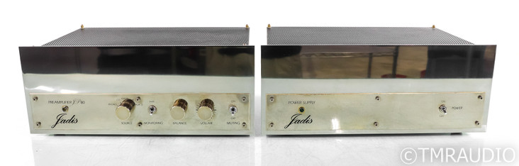 Jadis JP80 Stereo Tube Preamplifier; Power Supply Unit;  MM Phono; JP-80