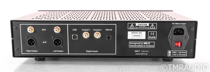 Lab12 dac1 Reference Tube DAC; D/A Converter; Black; DAC-1