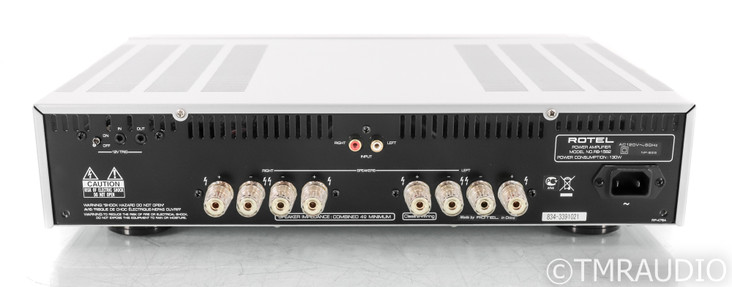 Rotel RB-1562 Stereo Power Amplifier; Silver; RB1562