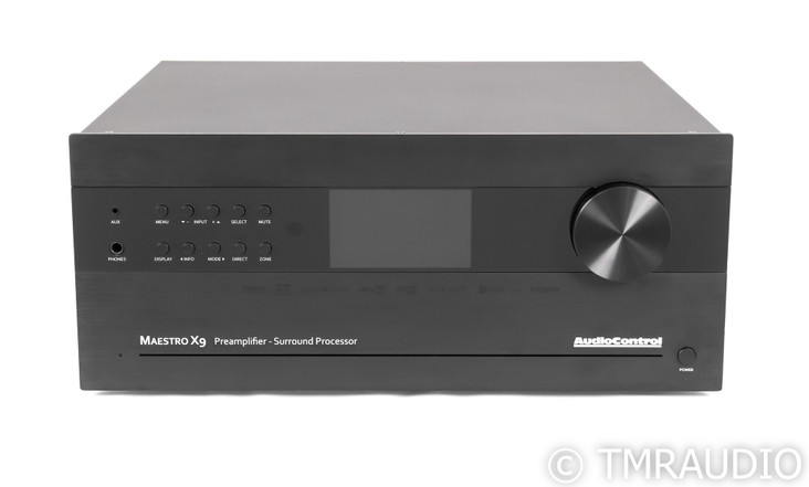 AudioControl Maestro X9 9.1.6 Channel Home Theater Processor; Remote; Black; X-9