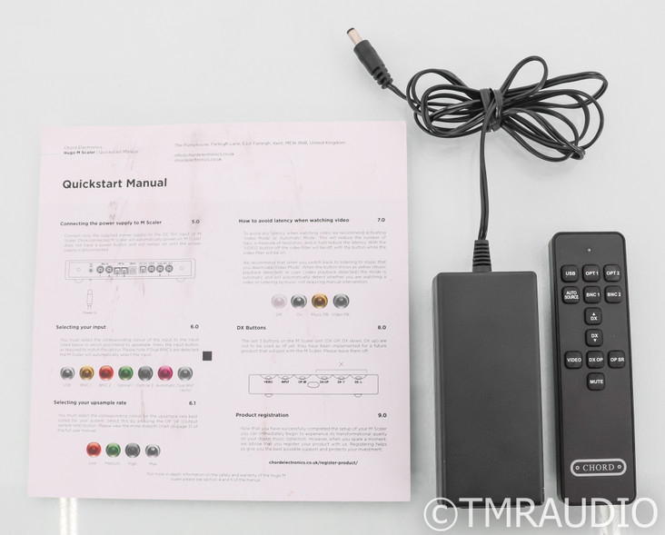 Chord Hugo M-Scaler Digital Upsampler; D/D Converter; USB; Remote (SOLD)