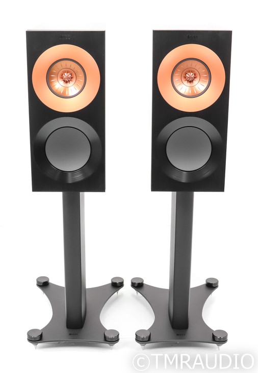 KEF Reference 1 Bookshelf Speakers; Kent Foundry Edition Pair w/ Stands