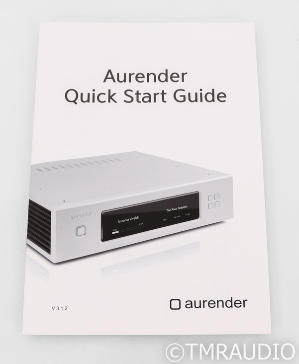Aurender N100H Network Streamer / Server; Silver; 2TB HDD