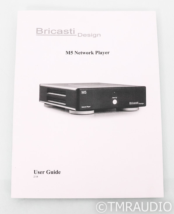 Bricasti Design M5 Network Streamer; Black; Roon Ready (SOLD)