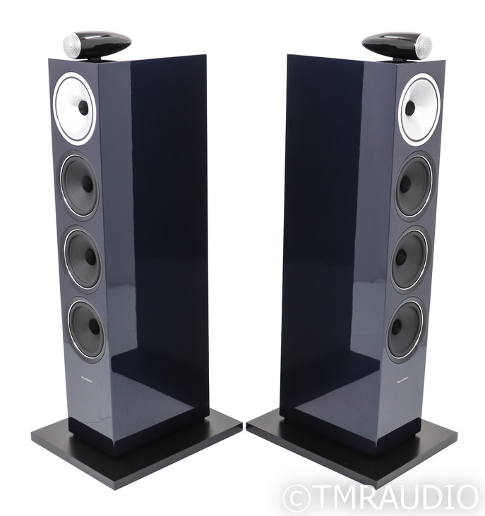 B&W 702 S2 Signature Floorstanding Speakers; Midnight Blue Pair (Unused)