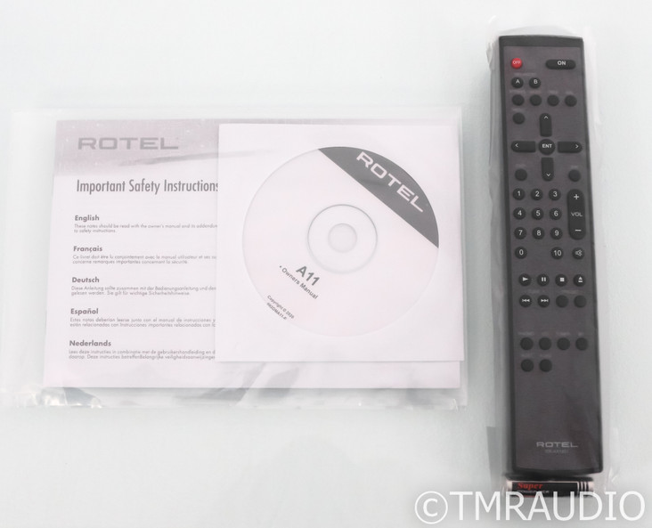 Rotel A11 Tribute Stereo Integrated Amplifier; MM Phono; Bluetooth (Open Box)