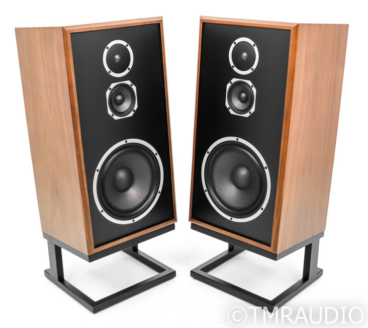 KLH Model Five Floorstanding Speakers; Walnut Pair; Model 5 (Open Box)