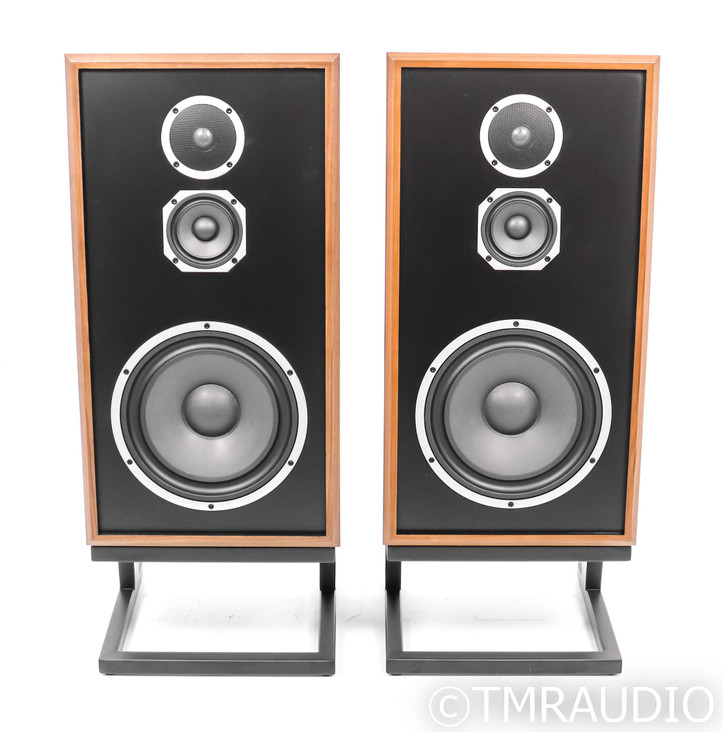 KLH Model Five Floorstanding Speakers; Walnut Pair; Model 5 (Open Box)