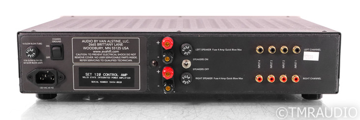 Audio by Van Alstine SET 120 Stereo Integrated Amplifier; SET120; Black; AVA
