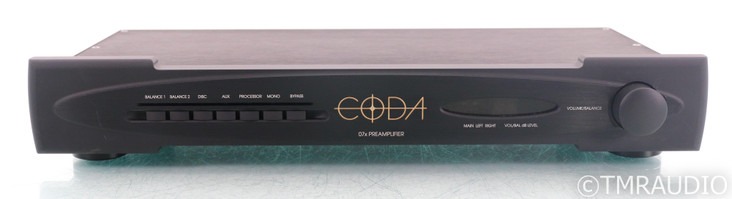 Coda 07x Stereo Preamplifier; Remote; Black