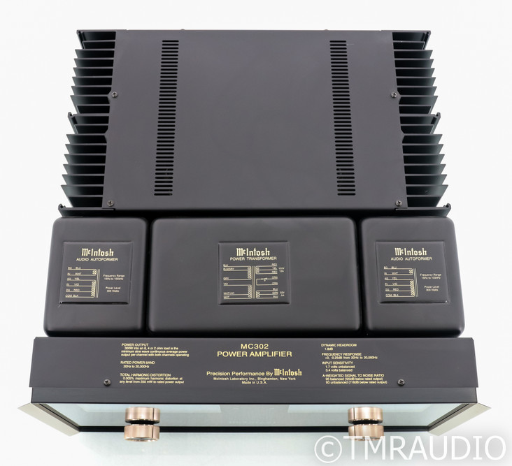 McIntosh MC302 Stereo Power Amplifier; MC-302 (SOLD11)