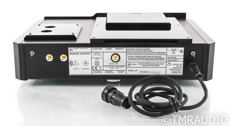 Lector CDP 7TL Tube CD Player; CDP7TL; PSU-3T Power Supply; Remote