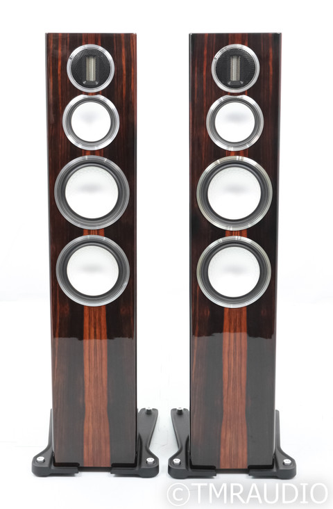 Monitor Audio Gold 300 Floorstanding Speakers; Piano Ebony Pair