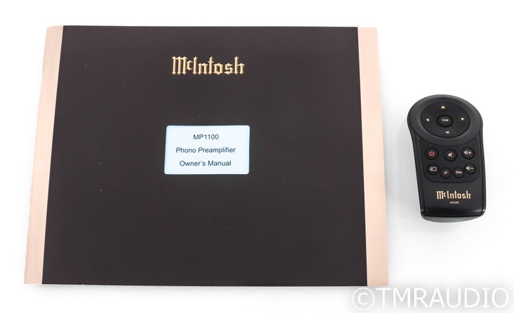 McIntosh MP1100 MM / MC Tube Hybrid Phono Preamplifier; MP-1100; Remote