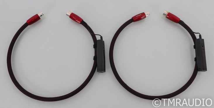 AudioQuest Fire XLR Cables; 0.75m Pair; 72v DBS
