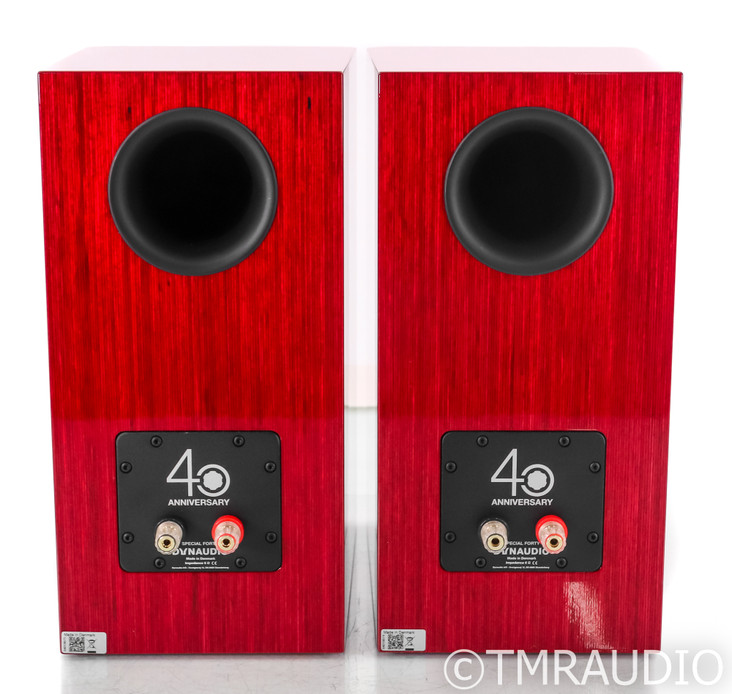 Dynaudio Special Forty Bookshelf Speakers; 40th Anniversary; Red Birch Pair