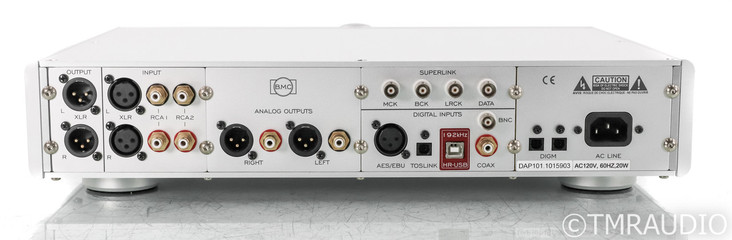 B.M.C. Audio DAC1 DAC; D/A Converter; Silver; Remote