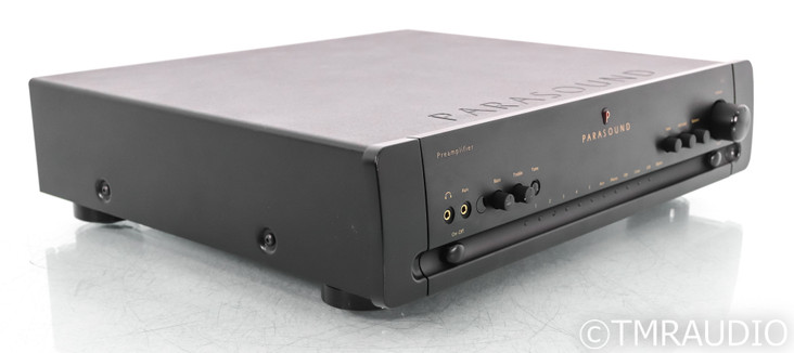 Parasound Halo P5 Stereo Preamplifier; MM / MC Phono; Remote; Black