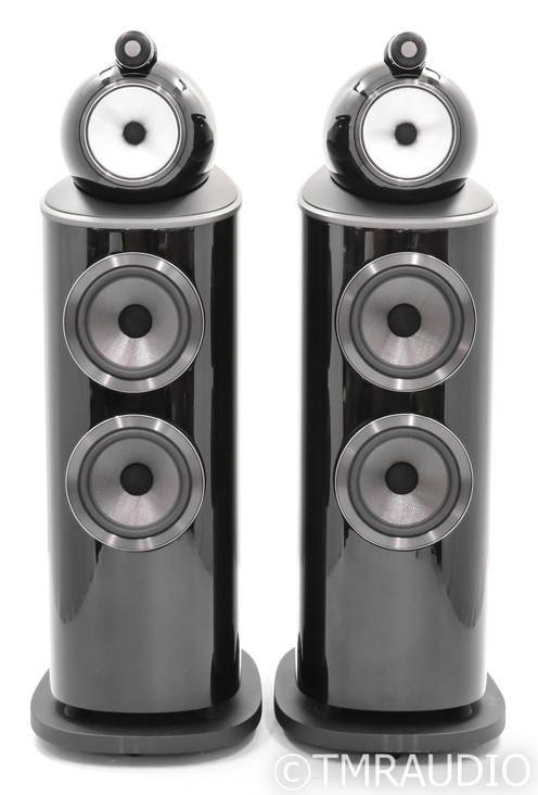 B&W 802 D4 Floorstanding Speakers; Gloss Black Pair (Unused)