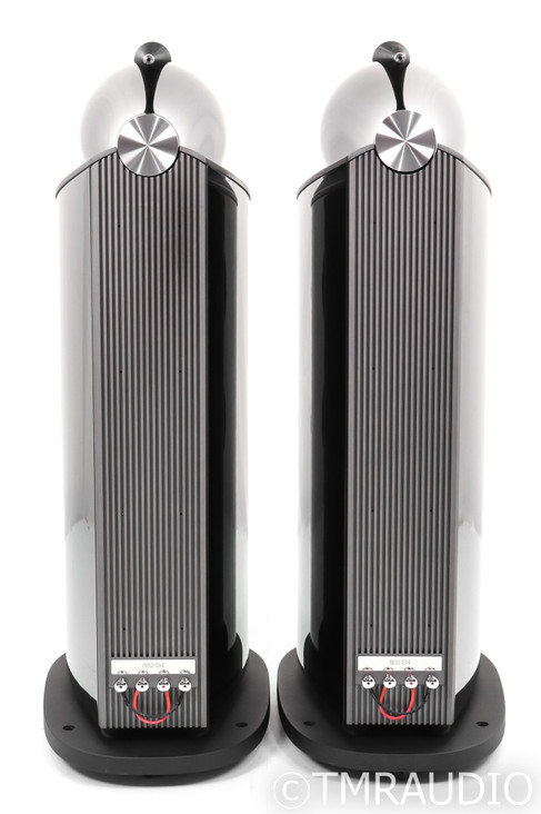 B&W 802 D4 Floorstanding Speakers; Gloss Black Pair (Unused)