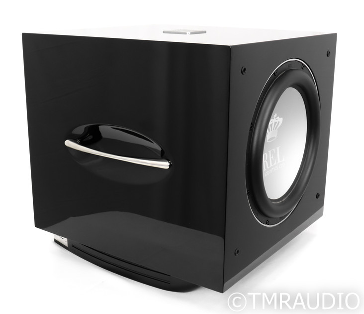 REL S/812 12" Powered Subwoofer; S812; Piano Black
