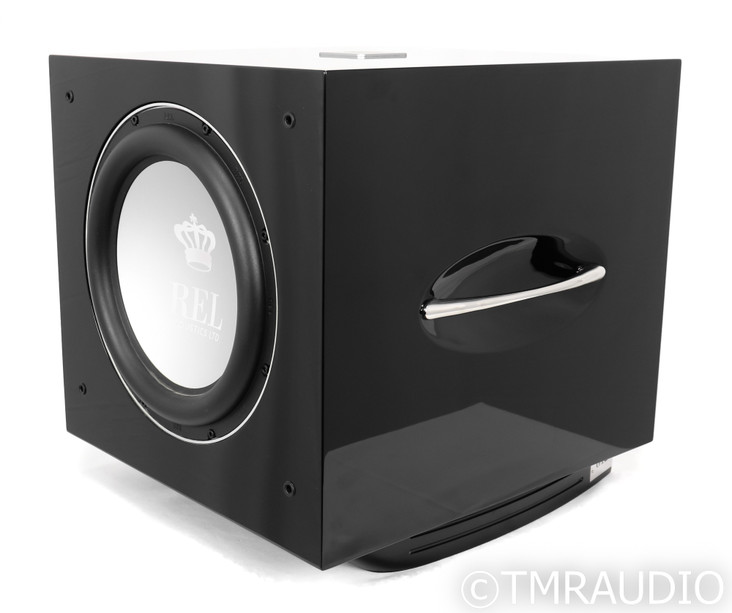 REL S/812 12" Powered Subwoofer; S812; Piano Black