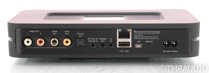 Bluesound Node 2i Wireless Network Streamer; 2-i; Bluetooth; Black (SOLD3)